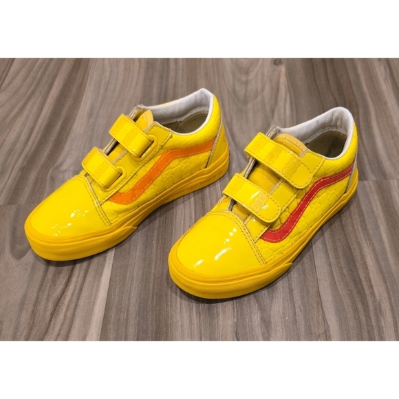 Limited Edition Vans Old Skool Haribo Goldbear Shoes Boys Size 1.5 Bright Yellow - Picture 1 of 16